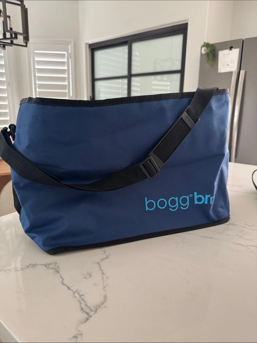 BOGG BAG Brrr Navy Blue Insulated Duffel Cooler